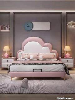 佛山大厂货，高质量仿真皮，实木床边，高密度海绵，带实木床板，全新包装，特价处理 - 通化28生活网 th.28life.com