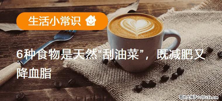 【生活小常识】6种食物是天然“刮油菜”,既减肥又降血脂 - 通化生活资讯 - 通化28生活网 th.28life.com